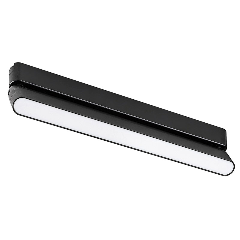 LiTrack mágneses sínes LED lámpa, fekete - 16W (120°) természetes fehér, 24 Volt