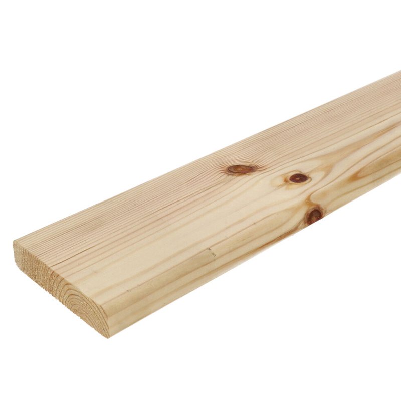 Gyalult borovi fa négyszögléc - deszka, skandináv fenyőből (20x95mm) II. osztály, élében kerekített
