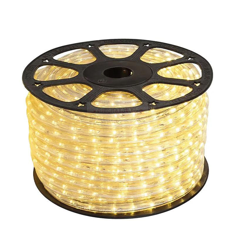 2 csatornás LED fénykábel (230V, 36 LED, 3W/m, IP44) meleg fehér