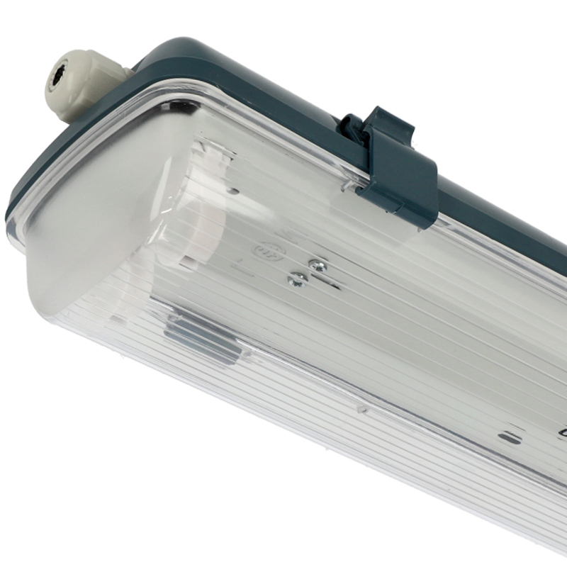 FIXTURE T8 lámpatest por-páramentes 2 db 150 cm-es LED fénycsőhöz, fekete
