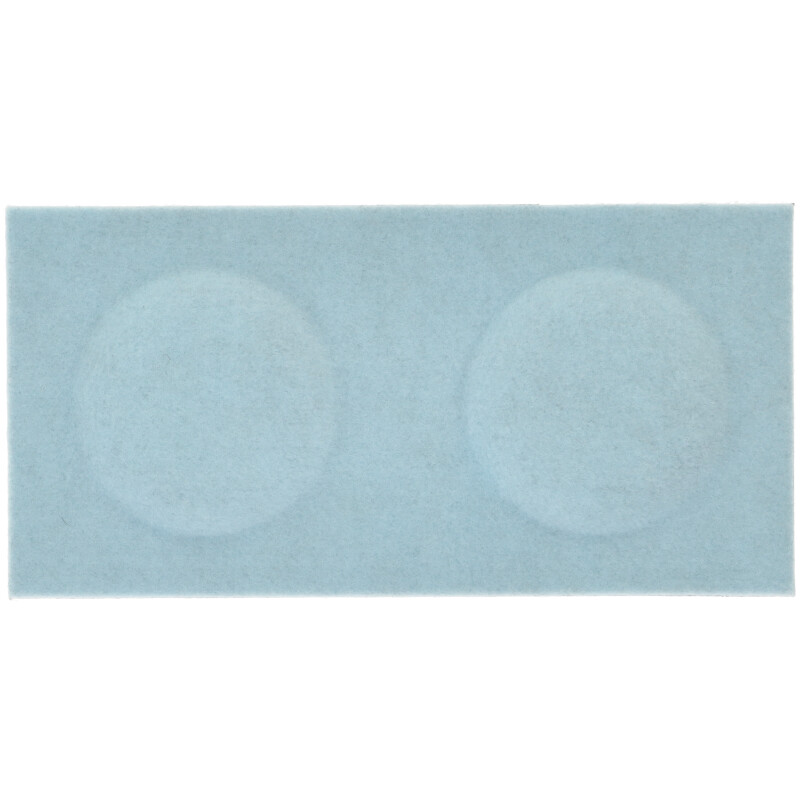 Téglalap alakú filcpanel - filcből készült puha falburkoló, 30x15cm, világoskék
