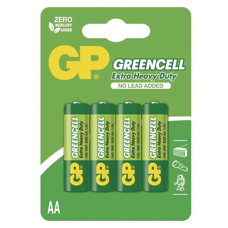 GP cink-klorid AA ceruza elem - (4 db)