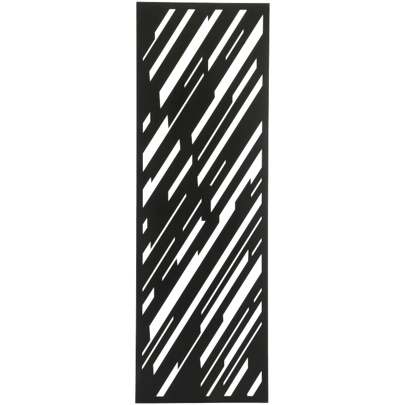 - Fali dekorpanel, sávos minta, 50x150 cm, 3 mm HDF - Antracit