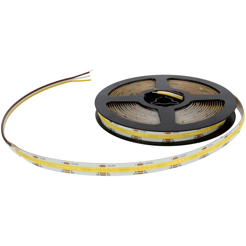 COB LED szalag beltéri 608 LED/m (24 Volt) - CCT változtatható színhőmérséklet