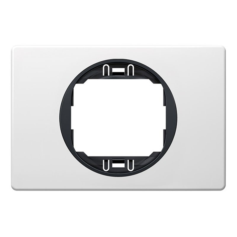 Sorolókeret fehér keret, fekete belső - 1-es keret, 80x120 mm széles design