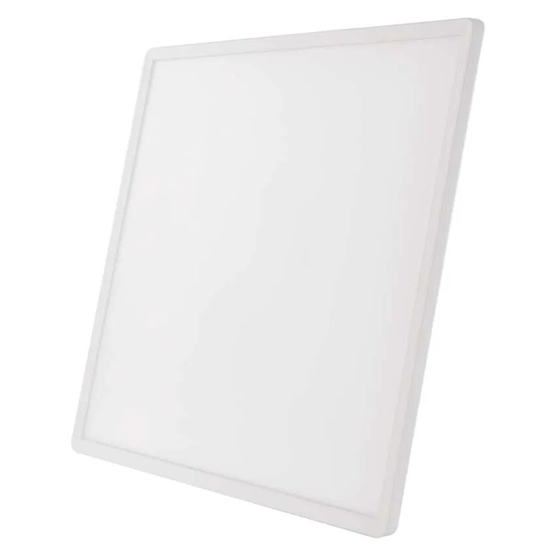 Flori LED mennyezeti lámpa - dekor háttérfény, fehér keret, négyzet alakú (22W/2200 lumen/4000K)