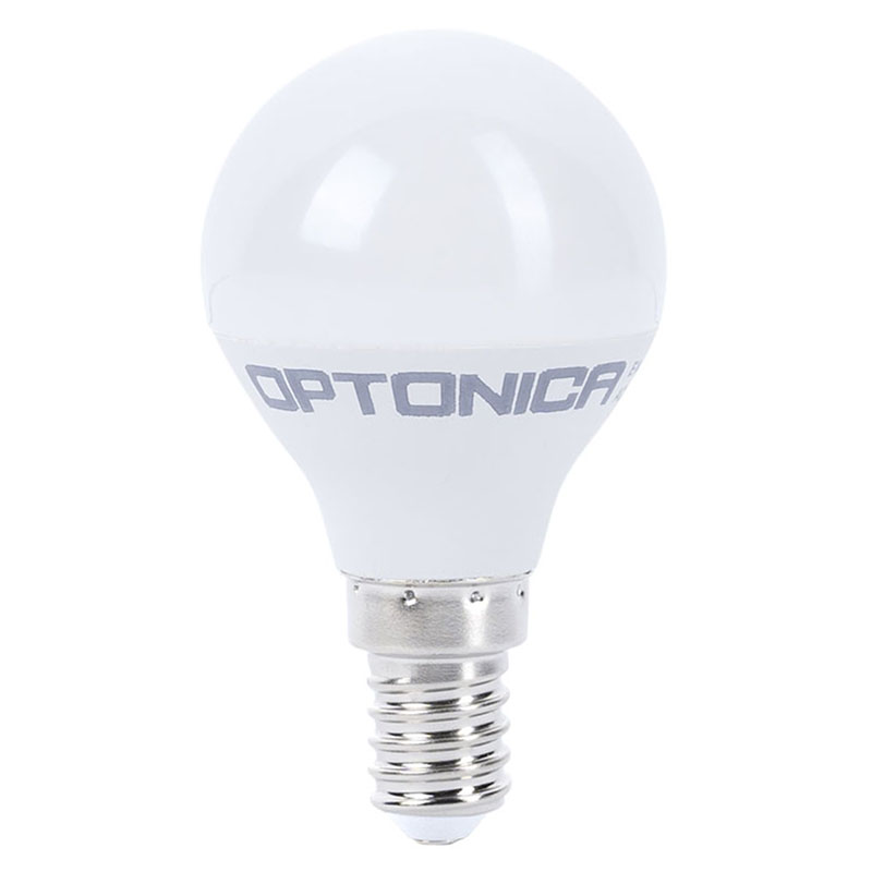 LED lámpa E14 (5.5W/240°) G45 Kisgömb - természetes fehér