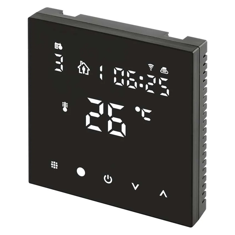 GoSmart vezetékes termosztát padlófűtéshez + 3 m padlószenzor (Wi-Fi) fekete