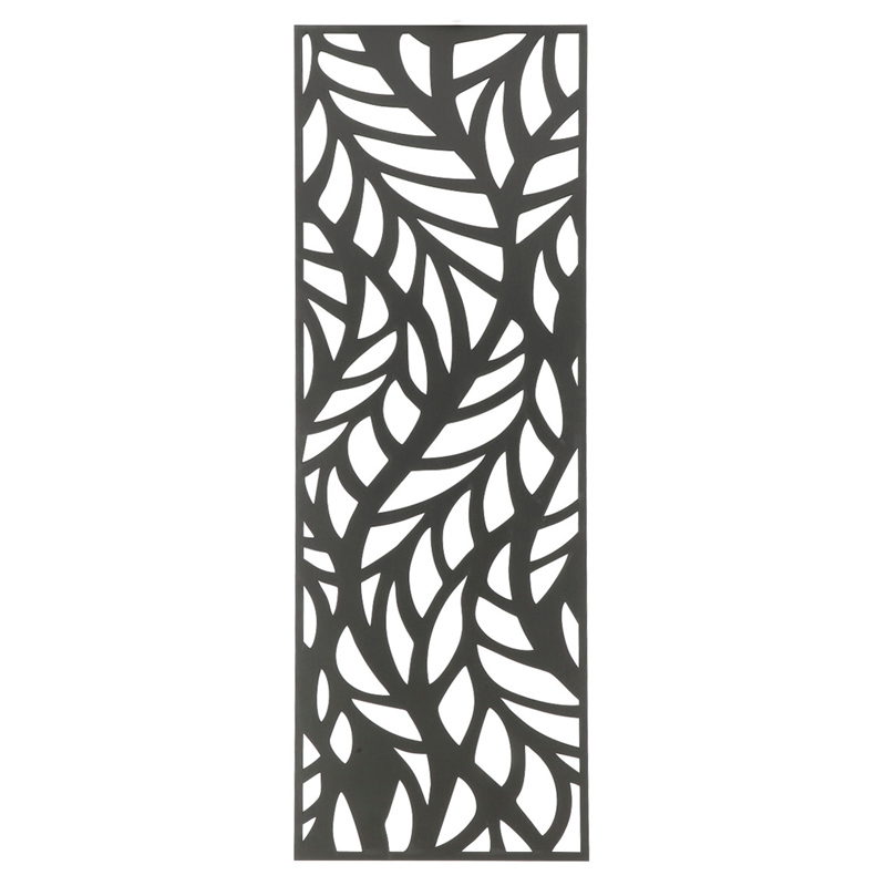 - Fali dekorpanel, ágak minta, 50x150 cm, 3 mm HDF - Antracit