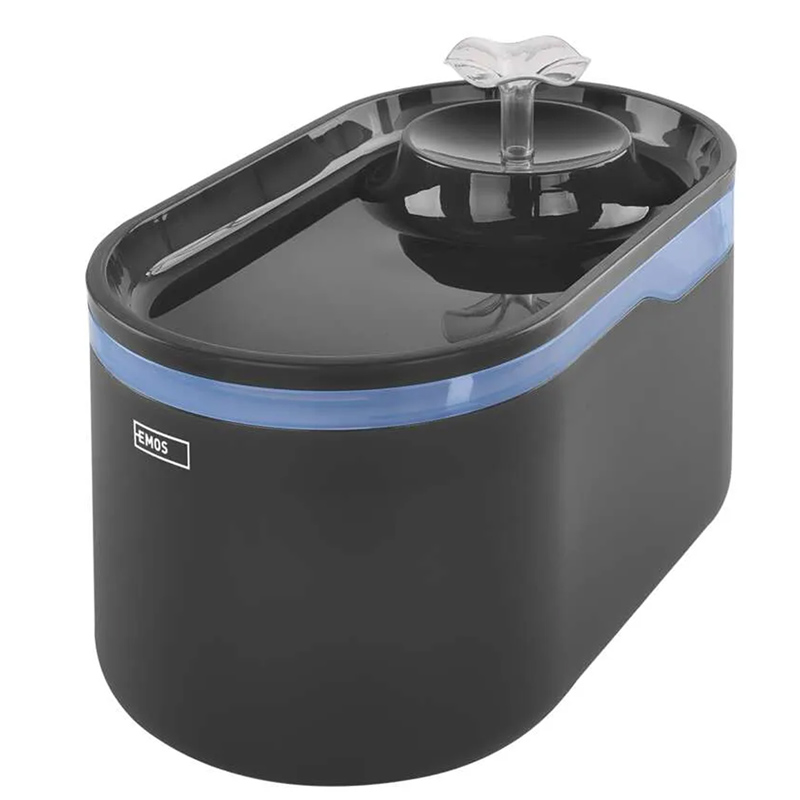 GoSmart háziállat itató, 2.6 liter, szürke, Wi-Fi