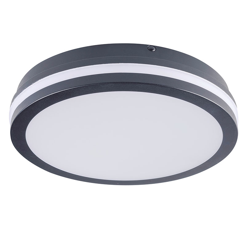 BENO mennyezeti lámpa, mikrohullámú mozgásérzékelős, CCT-O-SEG, kör alakú (24W/30W) grafit, meleg-természetes fehér