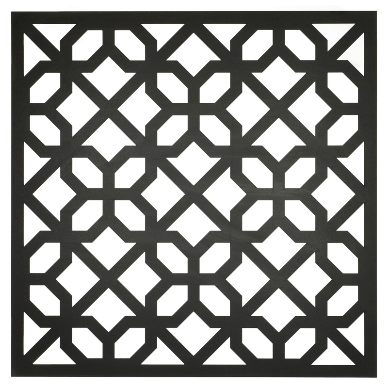 Mennyezeti kazettás dekorpanel, georács, 595x595 mm, 3 mm HDF - Antracit