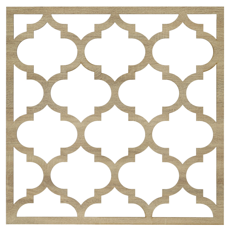 Mennyezeti kazettás dekorpanel, Marokkó, 595x595 mm, 3 mm HDF - Sonoma tölgy
