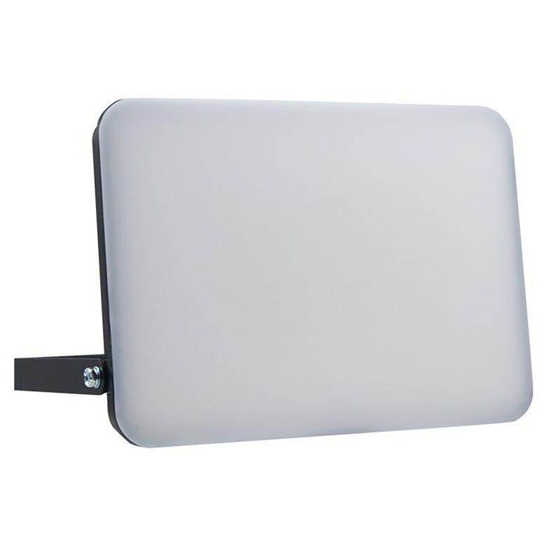 Keret nélküli LED reflektor vízmentes kötődobozzal (100W/9500lm) természetes fehér