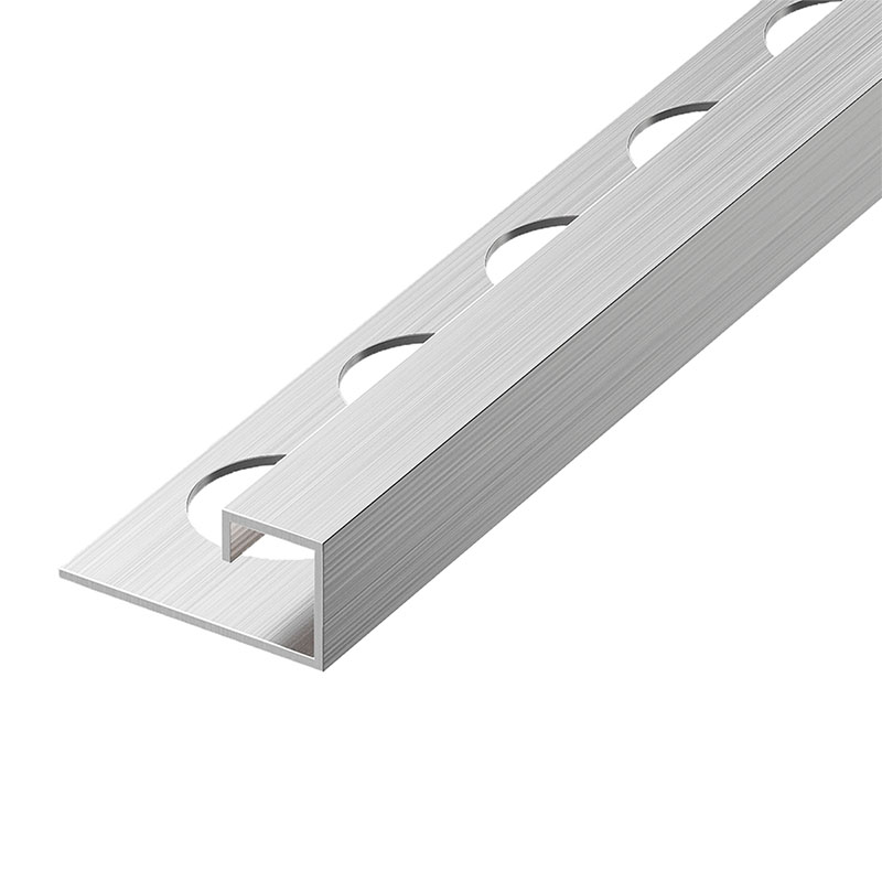 NOX Prémium Q profil - inox, szálcsiszolt  ezüst 10mm/270cm