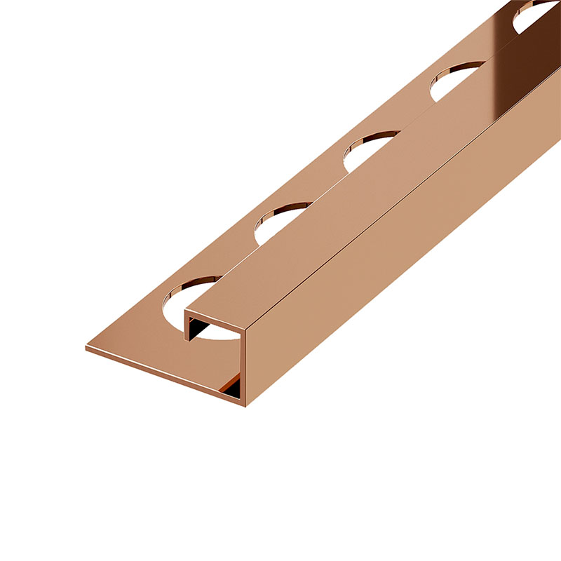 NOX Prémium Q profil - inox, tükör rosegold 10mm/270cm