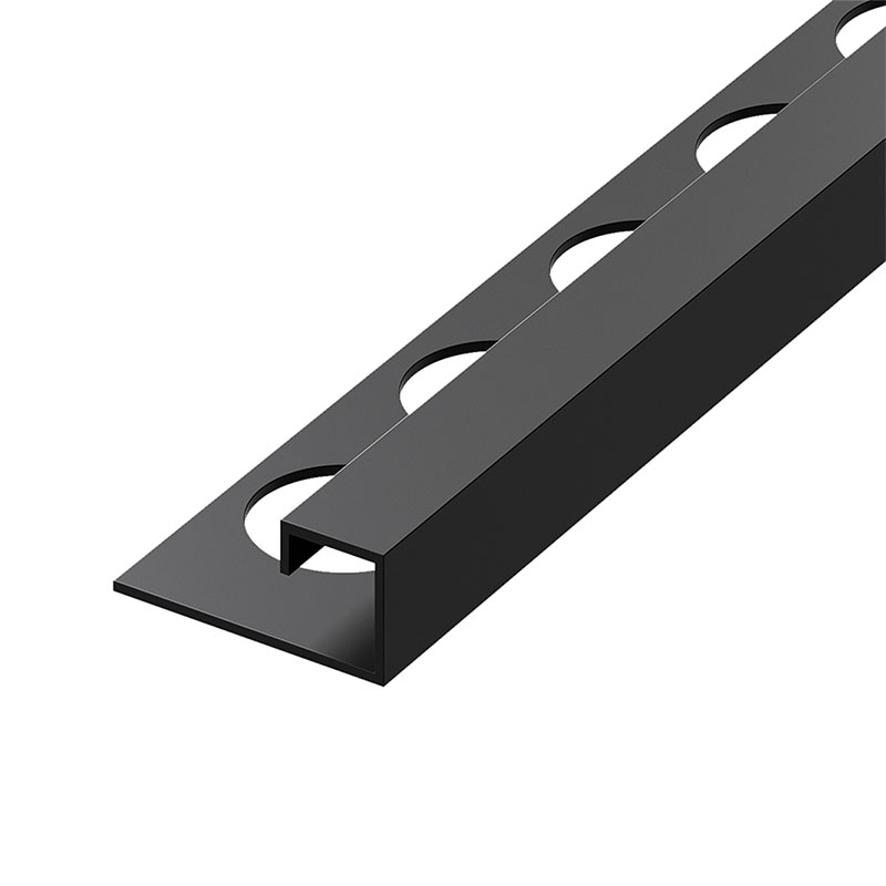 NOX Prémium Q profil - inox, matt fekete 10mm/270cm