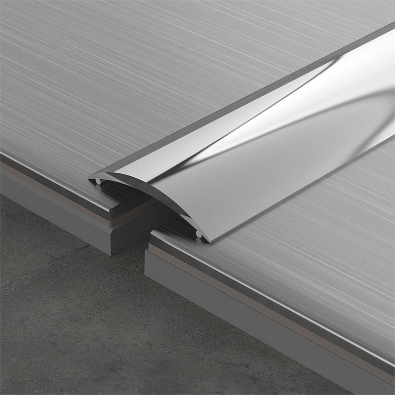NOX Rozsdamentes acél öntapadós lencse profil, burkolatváltó (30 mm) inox - 270 cm
