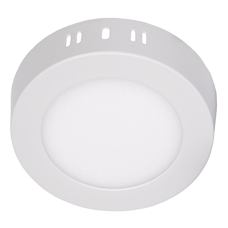 Falon kívüli LED panel (kör alakú) 6W - állítható színhőmérséklet, CCT kapcsolóval, fehér
