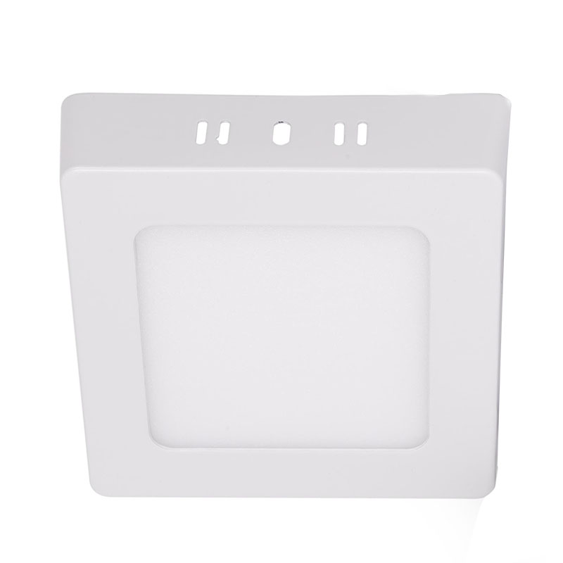 Falon kívüli LED panel (négyzet alakú) 6W - állítható színhőmérséklet, CCT kapcsolóval, fehér