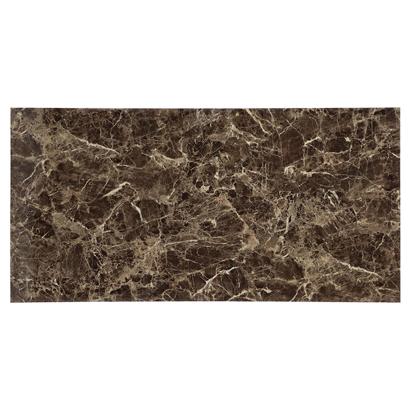 120x60 cm PVC dekorpanel, márvány mintás falburkoló lap - Emperador marble, 5 db/csomag, 3.6 m2
