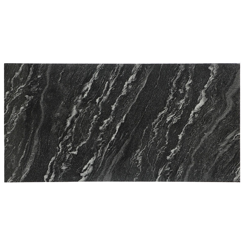 120x60 cm PVC dekorpanel, márvány mintás falburkoló lap - Marquina marble, 5 db/csomag, 3.6 m2