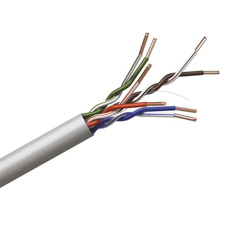 UTP CAT 5E kábel, 4x2 érpár, 100 méter, szürke,