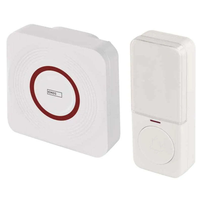 GoSmart vezeték nélküli csengő, P5735WS (beltéri csengő + nyomógomb) Wi-Fi, fehér