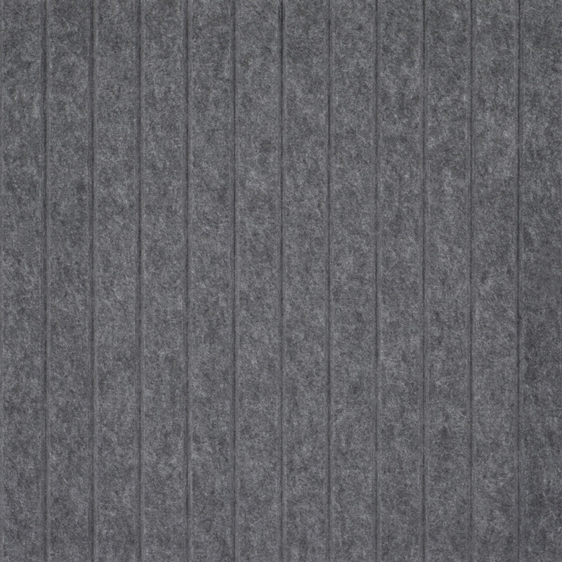 Lamellamintás filcpanel - filcből készült puha falburkoló 60x120 cm, szürke