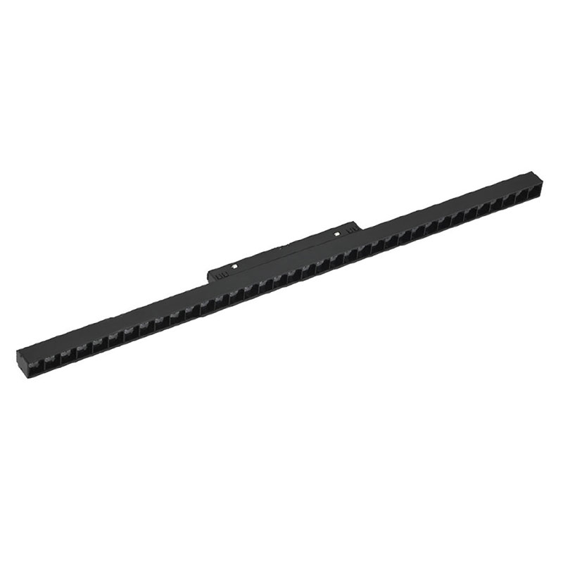 Genesis Grille mágneses sínes LED lámpa, 22 cm, fekete - 12W (36°) természetes fehér, 48 Volt