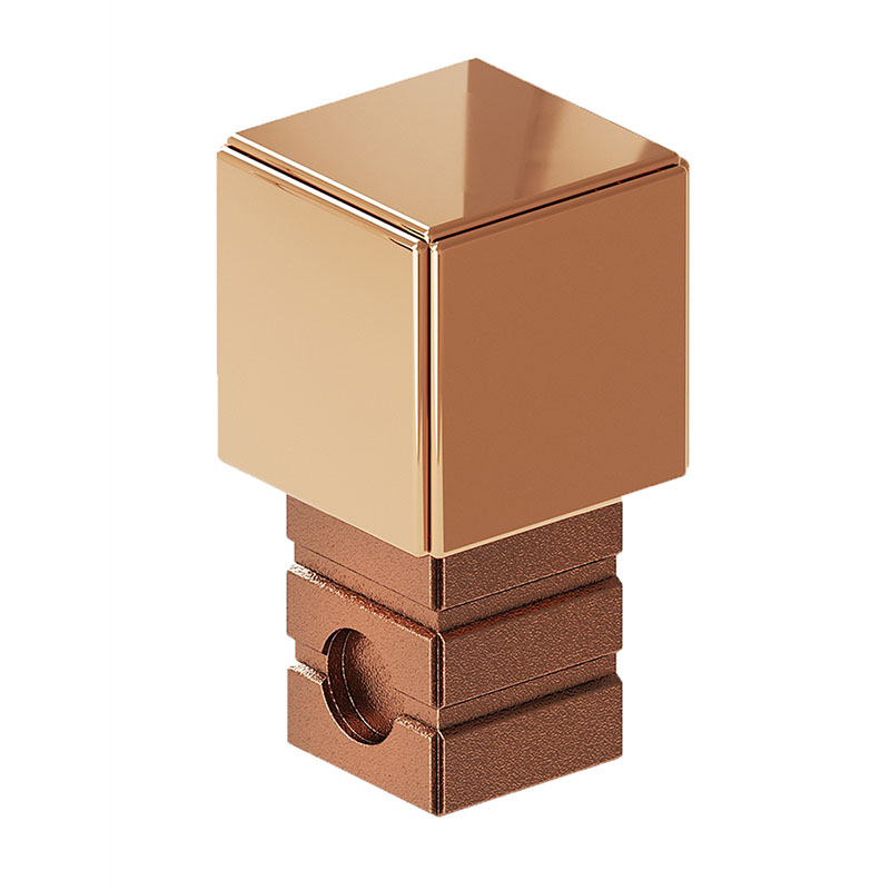 Végzáró elem NOX Prémium profilokhoz, tükör rosegold