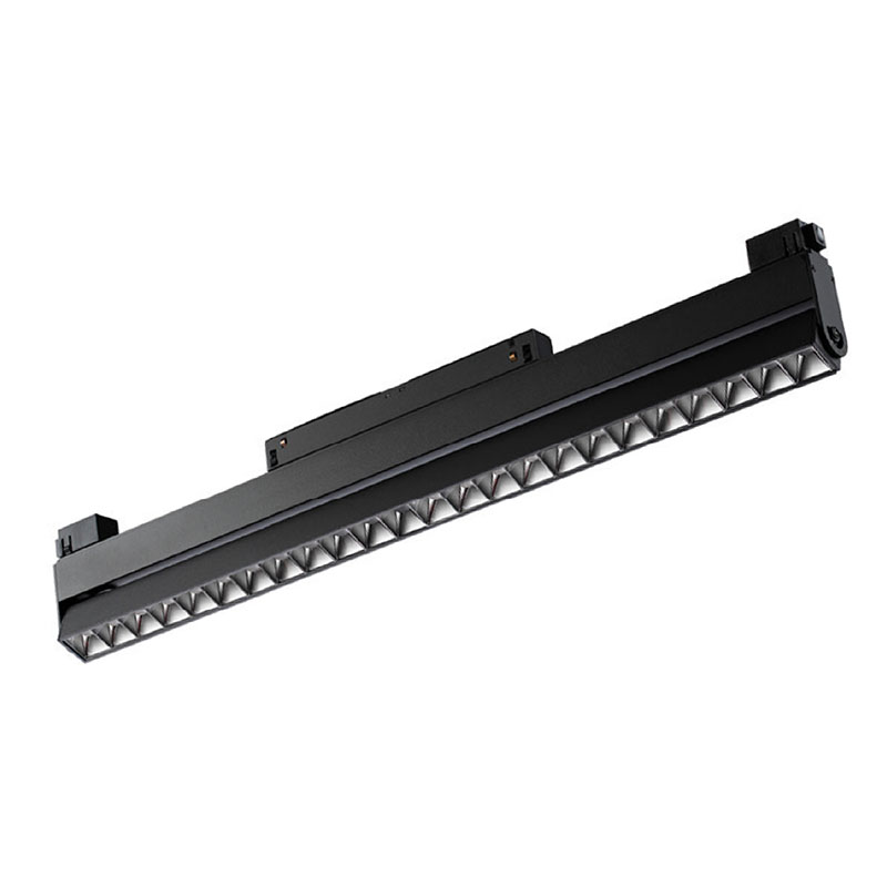 Genesis Grille+ mágneses sínes LED lámpa, 22 cm, fekete - 12W (36°) természetes fehér, 48 Volt