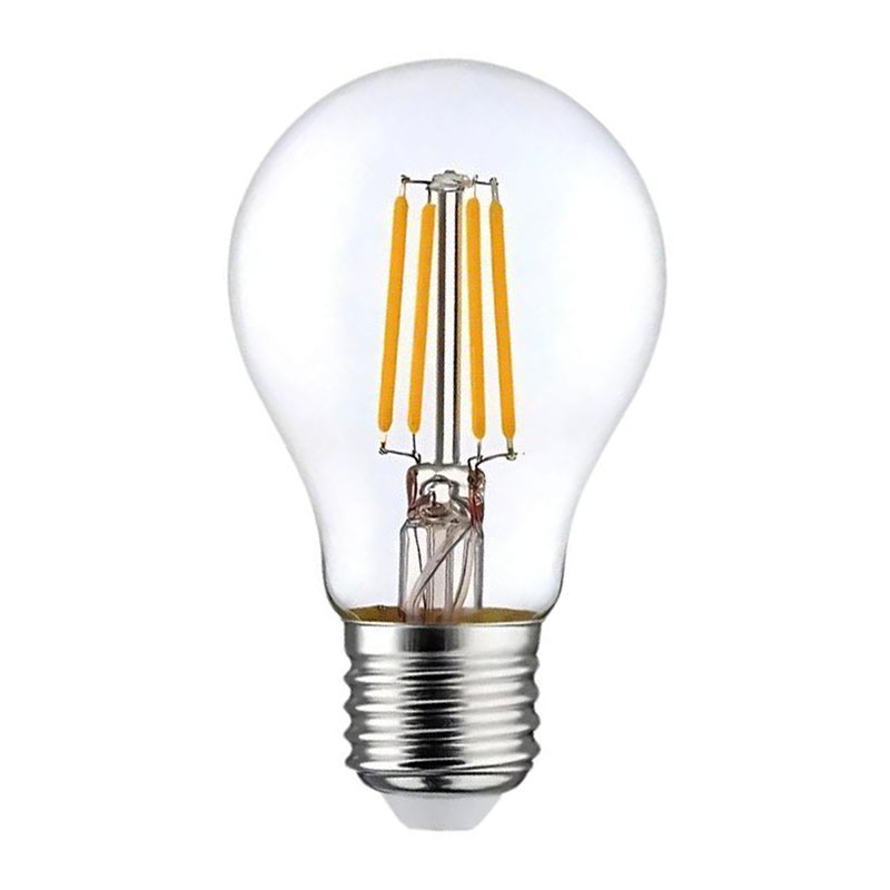 E27 LED izzó Vintage filament (12W/330°) A60 - 140m/W- meleg fehér