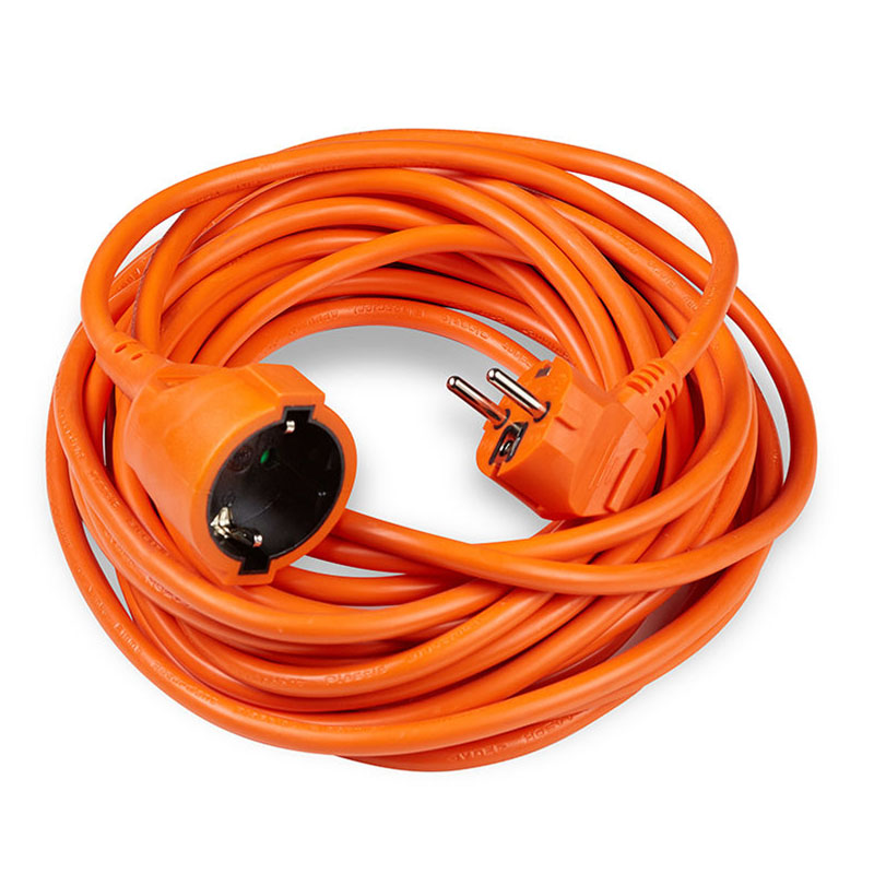 Technik Professional lengőkábel - hálózati hosszabbító kábel (3x1.5 mm2) 10 méter, narancs