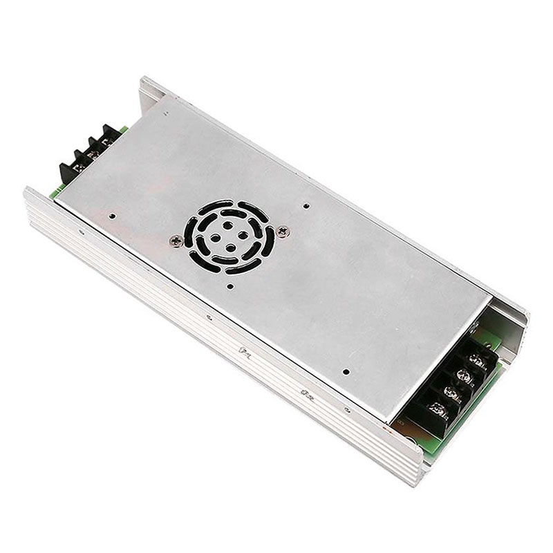 LED tápegység 12 Volt - fém házas, ipari (350W/30A) Slim, ventilátor
