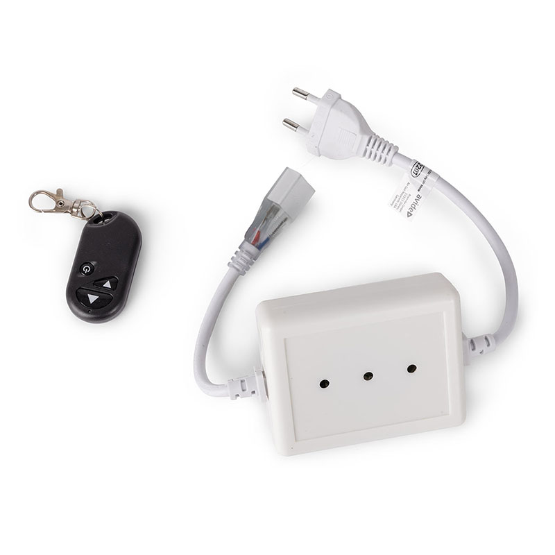 5050 SMD kültéri LED szalaghoz dimmer, fényerőszabályzó rádiós távirányítóval (600 W)