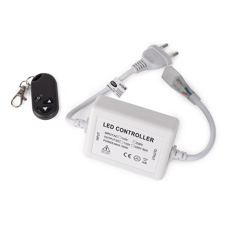 3528 SMD Rope kültéri LED szalaghoz dimmer rádiós távirányítóval (600 W)