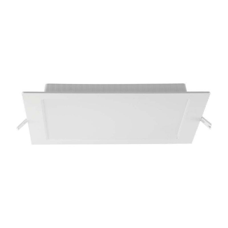 LED panel (négyzet alakú) 6W - meleg fehér, műanyag, Backlit panel, Samsung chip