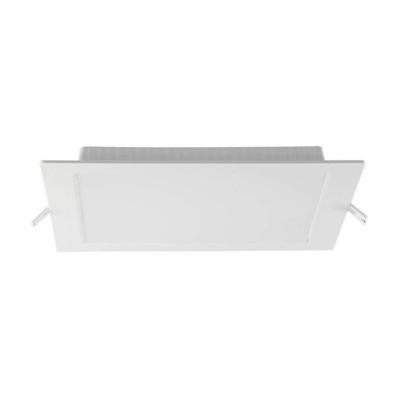 LED panel (négyzet alakú) 12W - hideg fehér, műanyag, Backlit panel, Samsung chip