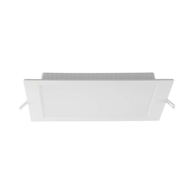 LED panel (négyzet alakú) 6W - hideg fehér, műanyag, Backlit panel, Samsung chip