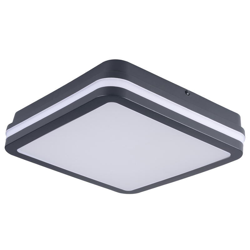 BENO mennyezeti lámpa, CCT-L G, négyzet alakú (24W/30W) grafit, meleg-természetes fehér