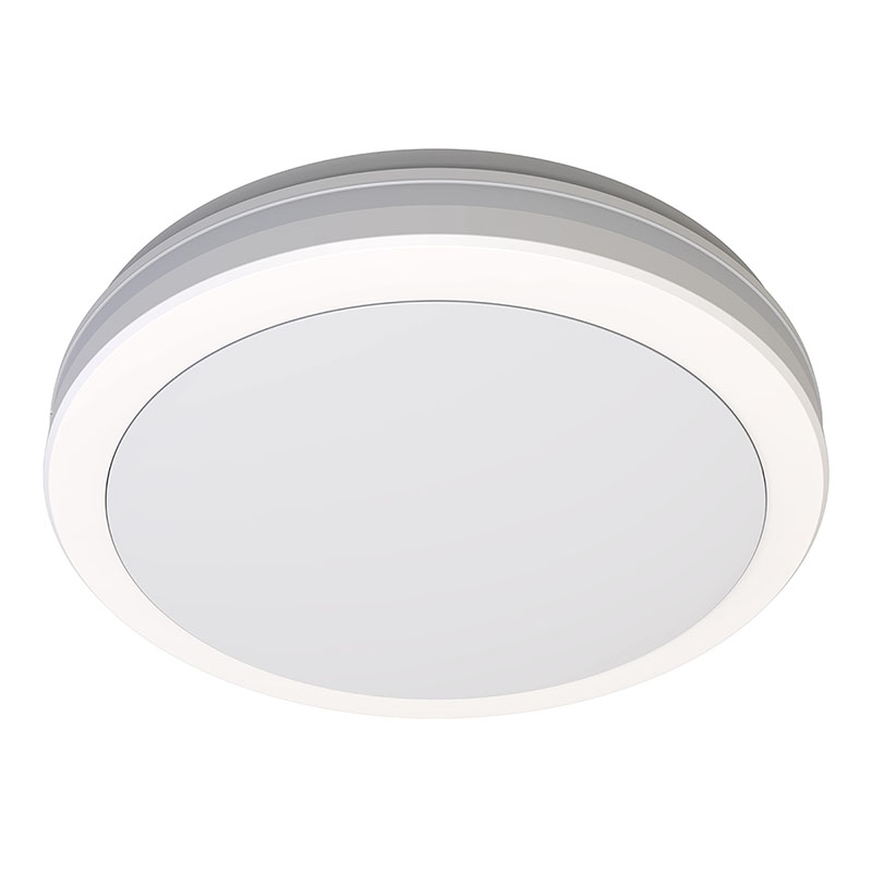 Mennyezeti LED lámpatest - kör (30W/3000lm) változtatható színhőmérséklet, fehér (302 mm), mozgásérzékelővel