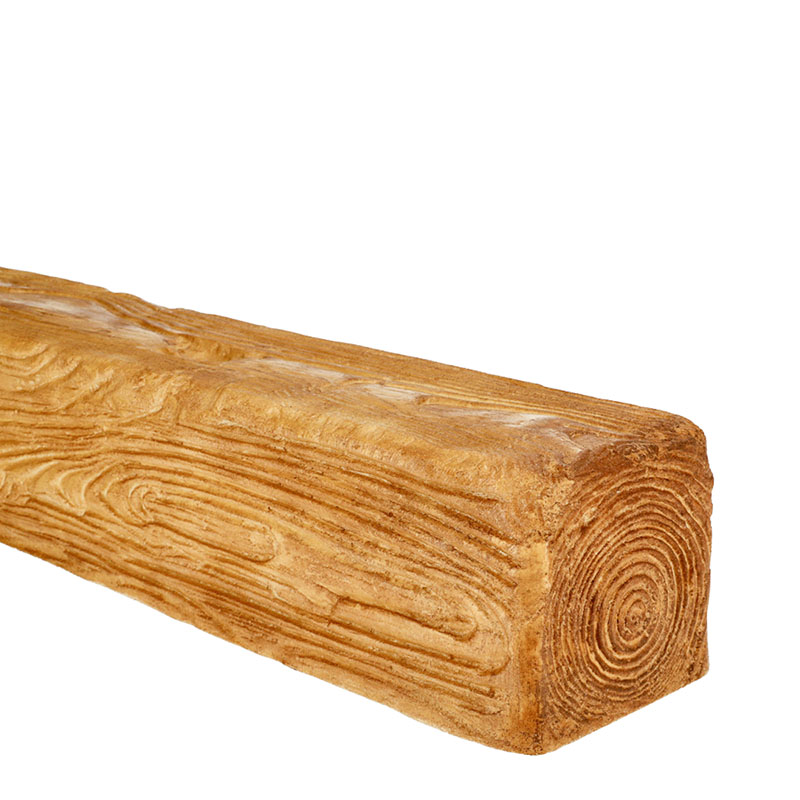 DecoWood Világos bükk-120 Rusztikus poliuretán gerenda (EQ 006-1) Kifutó!