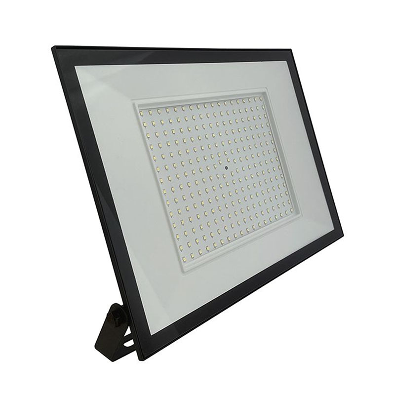 SMD LED reflektor, fekete ház (200W/16450lm) - természetes fehér