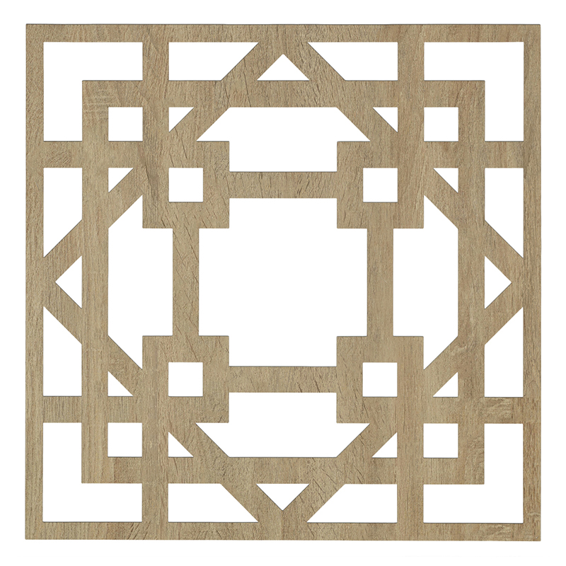 Mennyezeti kazettás dekorpanel, pillér, 595x595 mm, 3 mm HDF - Sonoma tölgy