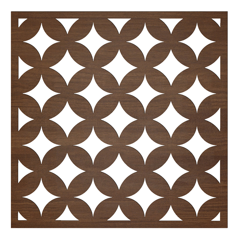 Mennyezeti kazettás dekorpanel, csillogás, 595x595 mm, 3 mm HDF - Dió