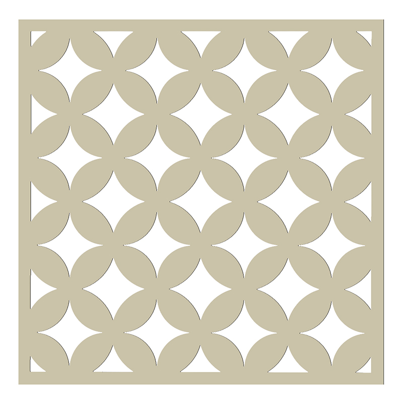 Mennyezeti kazettás dekorpanel, csillogás, 595x595 mm, 3 mm HDF - Krém