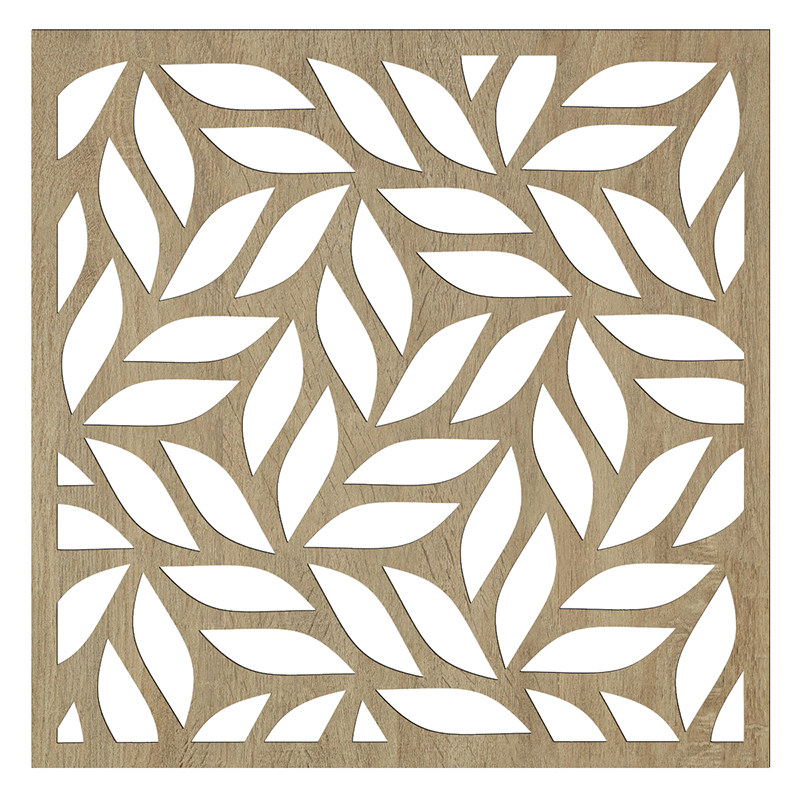 Mennyezeti kazettás dekorpanel, levelek, 595x595 mm, 3 mm HDF - Sonoma tölgy
