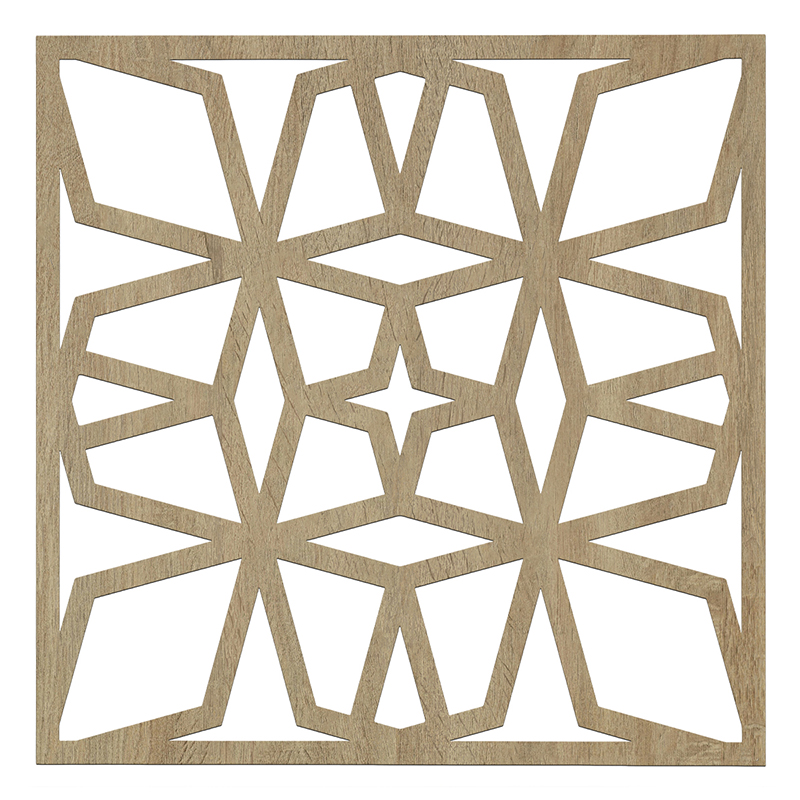 Mennyezeti kazettás dekorpanel, prizma, 595x595 mm, 3 mm HDF - Sonoma tölgy