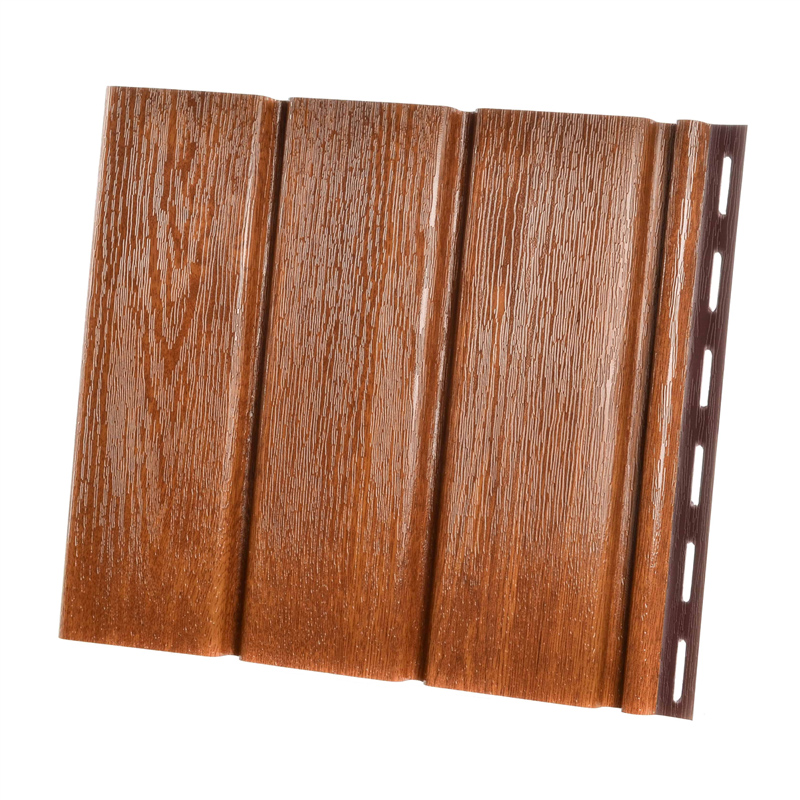 PVC ereszalj panel, aranytölgy (30 cm x 3 méter) - sima, zárt